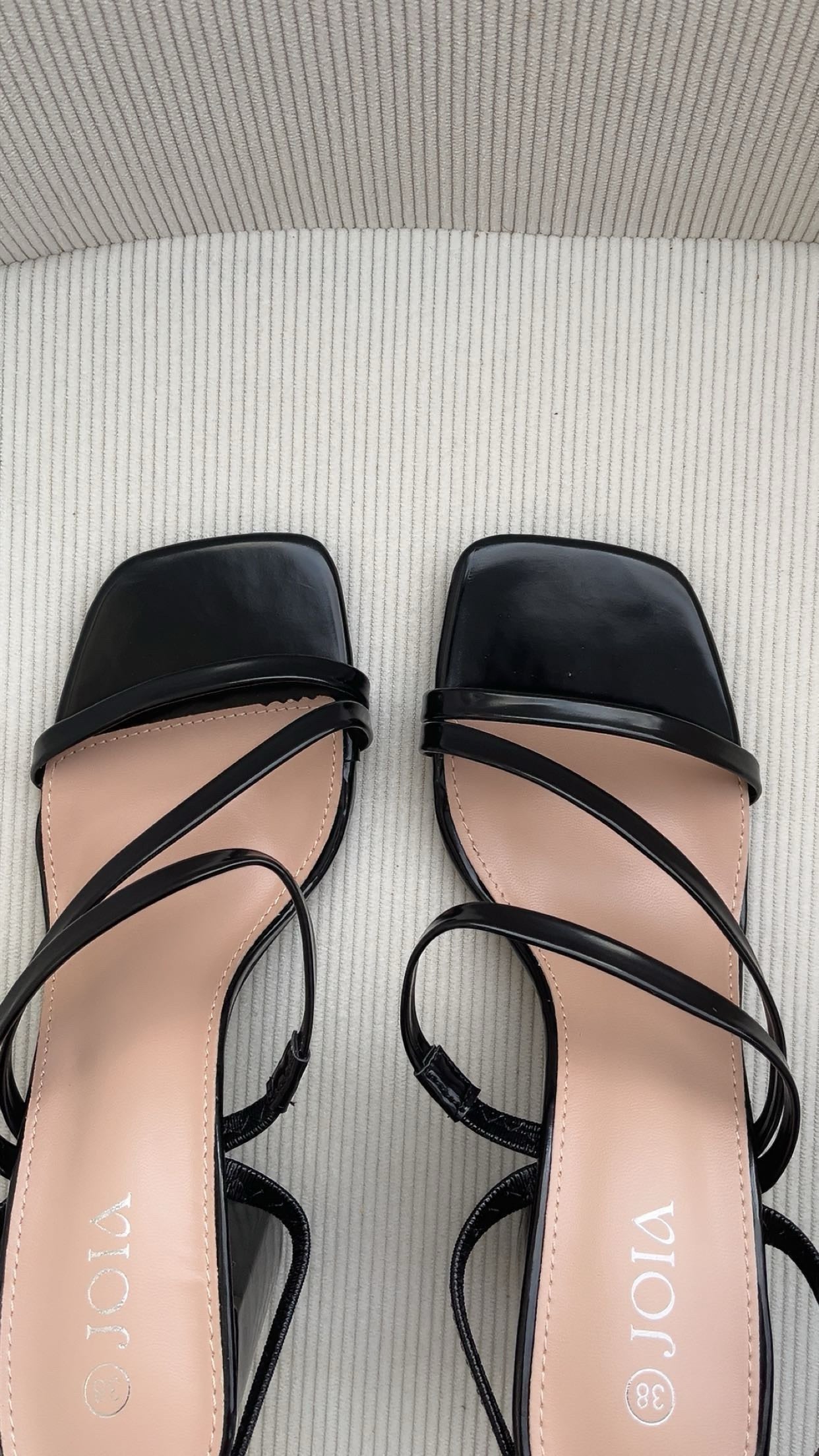 Sandales noires Emmy
